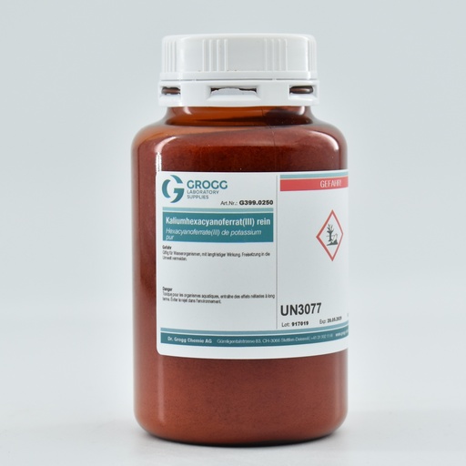 [G399.0250] Potassio esacianoferrato(III) puro