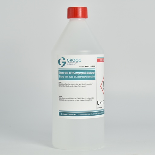 [G123.1000] Ethanol 94% dénaturé avec 5% d'isopropanol