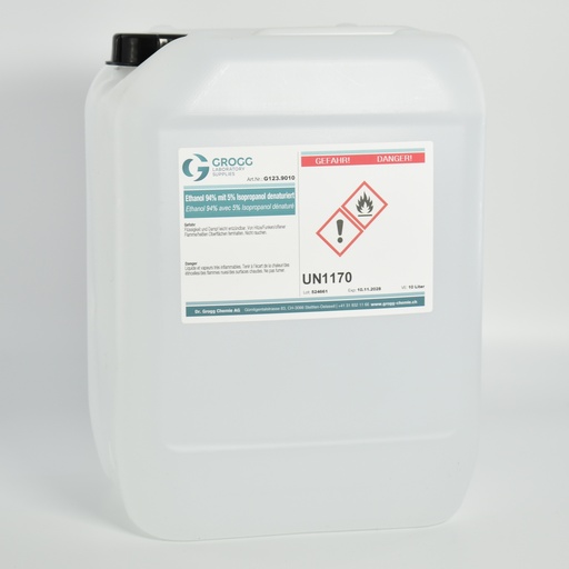 [G123.9010] Etanolo 94% denaturato con il 5% di isopropanolo