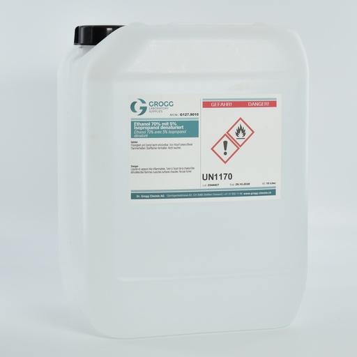 [G127.9010] Éthanol 70% dénaturé avec 5% d'isopropanol