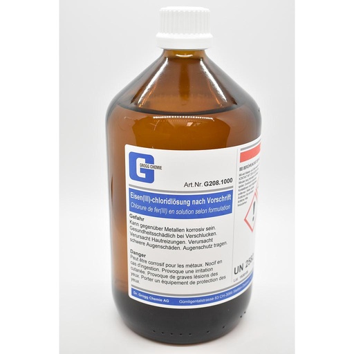 [G208.1000] Chlorure de fer(III) en solution selon formulation