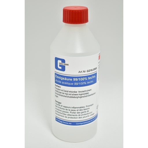 [G216.0500] Acetic acid 99/100% techn.