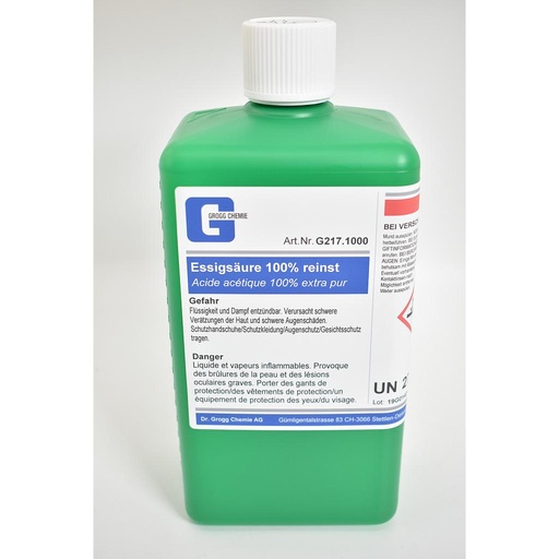 [G217.1000] Acide acétique 100% extra pur