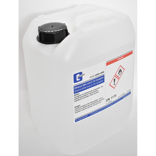 [G0041.5000] Ethanol 94% avec 0,1% camphre