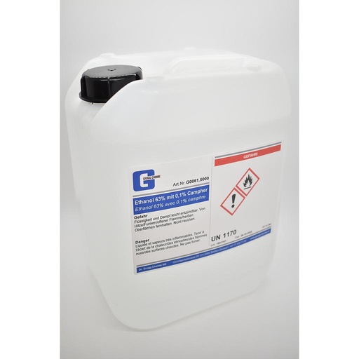 [G0061.5000] Ethanol 63% with 0.1% camphor