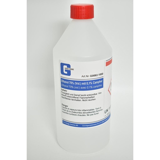 [G0062.1000] Ethanol 70% (Vol.) mit 0,1% Campher