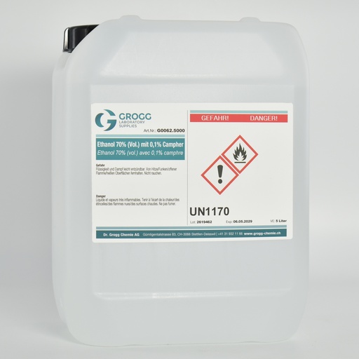 [G0062.5000] Ethanol 70% (vol.) with 0.1% camphor