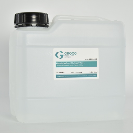 [G2285.2500] Tampon de phosphate pH 6.5 selon Weise