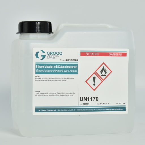 [G012.2500] Ethanol absolut mit Keton denaturiert