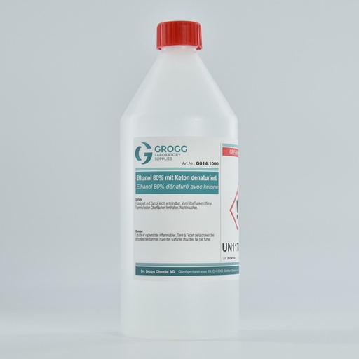 [G014.1000] Ethanol 80% mit Keton denaturiert