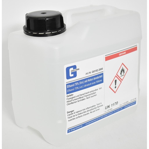 [G0152.2500] Etanolo 70% (Vol.) denaturato con chetone