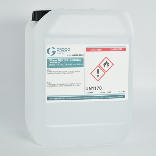[G0152.5000] Ethanol 70% (Vol.) mit Keton denaturiert