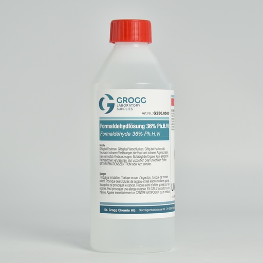[G250.0500] Formaldehyde solution 36% Ph.H.VI