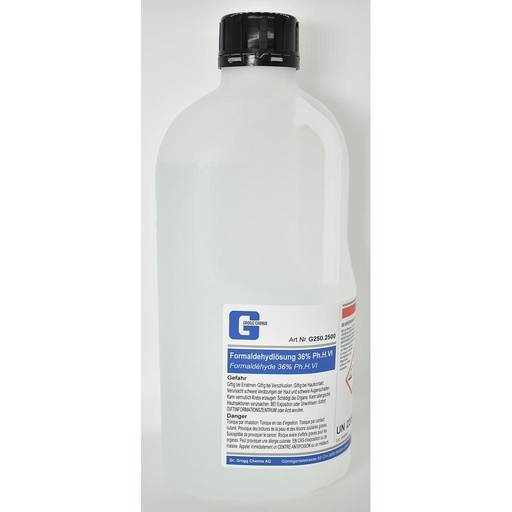 [G250.2500] Solution de formaldéhyde 36% Ph.H.VI
