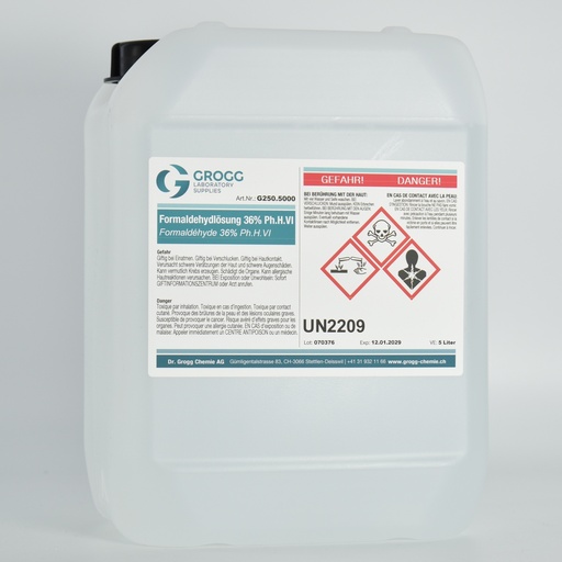 [G250.5000] Formaldehydlösung 36% Ph.H.VI