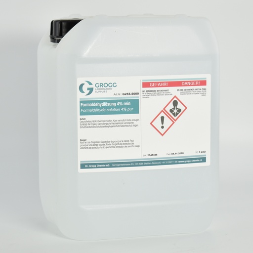 [G255.5000] Solution de formaldéhyde 4 % pure