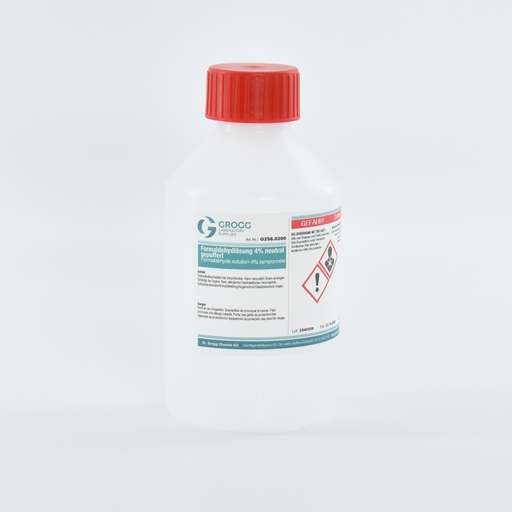 [G256.0200] Solution de formaldéhyde tamponnée neutre à 4%