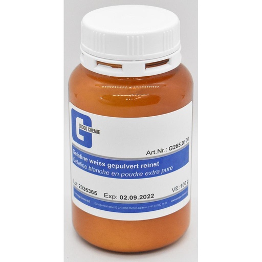 [G265.0100] Gelatine blanche en poudre extra pure