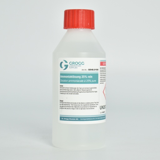 [G040.0100] Ammonia solution 25% pure