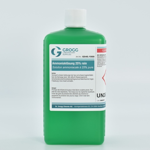 [G040.1000] Solution d'ammoniaque pure à 25%