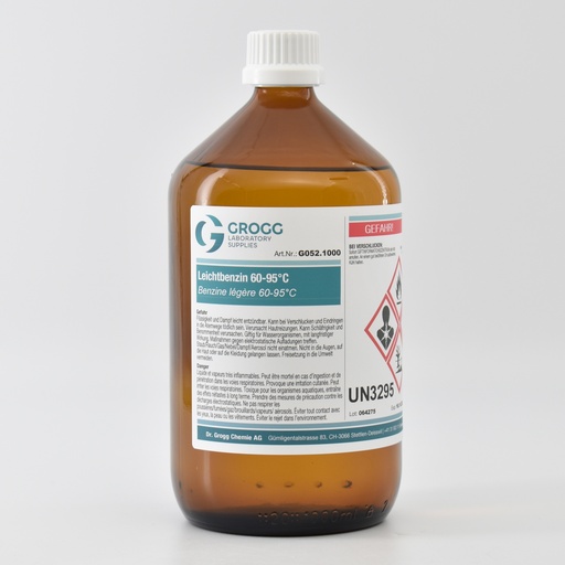 [G052.1000] Leichtbenzin 60-95°C (Diese Ware wurde zu einem begünstigten Satz versteuert; sie darf daher nicht als Treibstoff verwendet werden. Widerhandlungen werden nach dem Mineralölsteuergesetz geahndet)