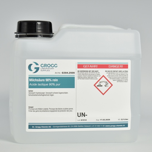 [G304.2500] Lactic acid 90% pure