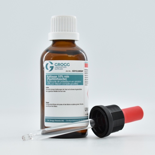 [G312.0050P] Idrossido di potassio soluzione 10% pura (Bottiglia per pipette)