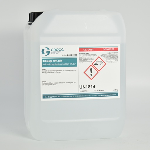 [G312.5000] Idrossido di potassio soluzione 10% pura