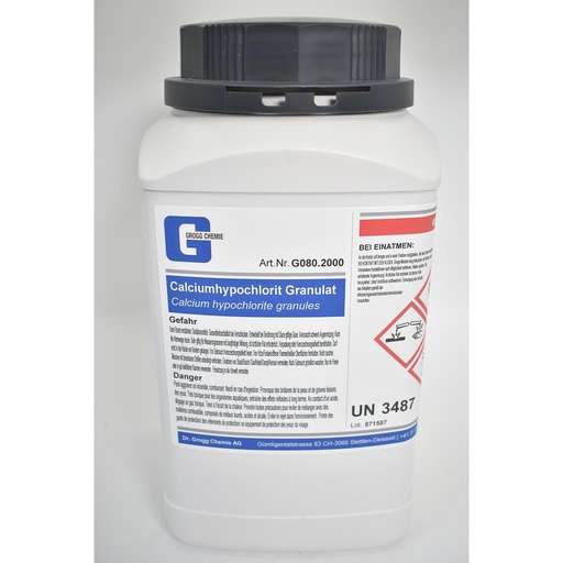 [G080.2000] Hypochlorite de calcium granulés