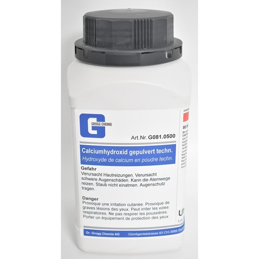 [G081.0500] Hydroxyde de calcium en poudre techn.