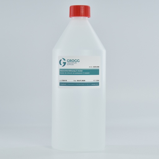 [G318.1000] Solution de chlorure de potassium 3 molaires