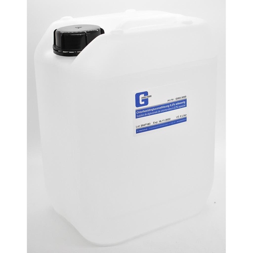 [G083.5000] Soluzione di gluconato di clorexidina 0,2% acquosa