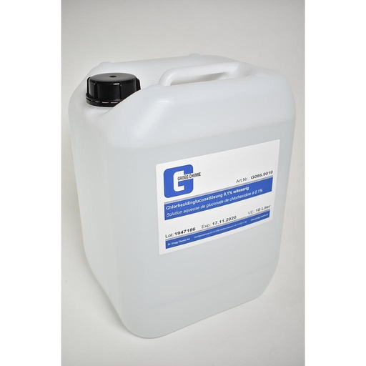 [G086.9010] Solution aqueuse de gluconate de chlorhexidine à 0,1%