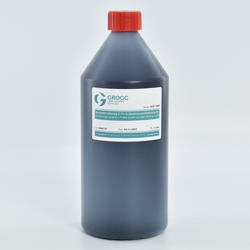 [G327.1000] Kernechtrotlösung 0,1% in Aluminiumsulfatlösung 5%