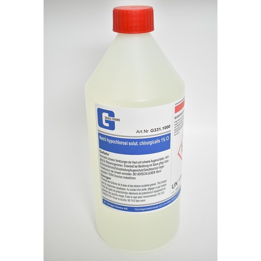 [G331.1000] Natrii hypochlorosi solut. chirurgicalis 1% Cl