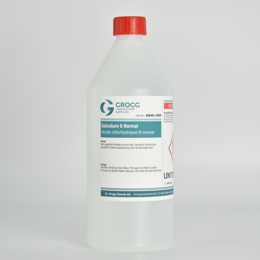 [G846.1000] Acide chlorhydrique 6 normal