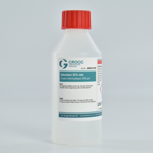 [G850.0100] Acide chlorhydrique 25% pur
