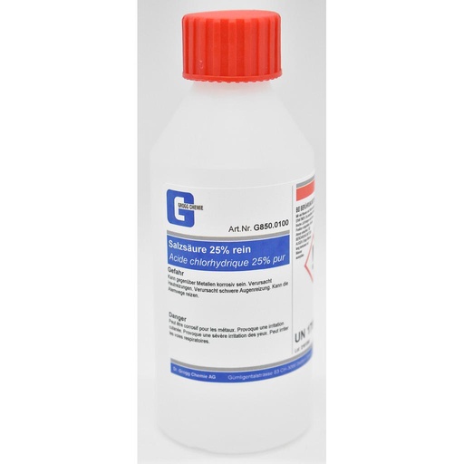 [G850.0100] Hydrochloric acid 25% pure