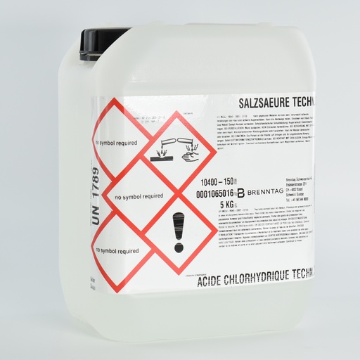 [G860.5000KG] Acido cloridrico 32% techn.