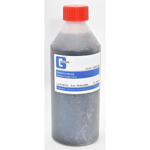 [G874.0500] Siriusrot-Lösung
