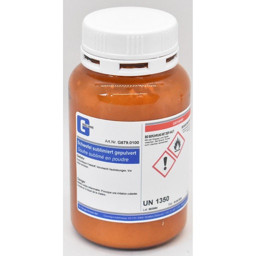 [G879.0100] Soufre sublimé en poudre