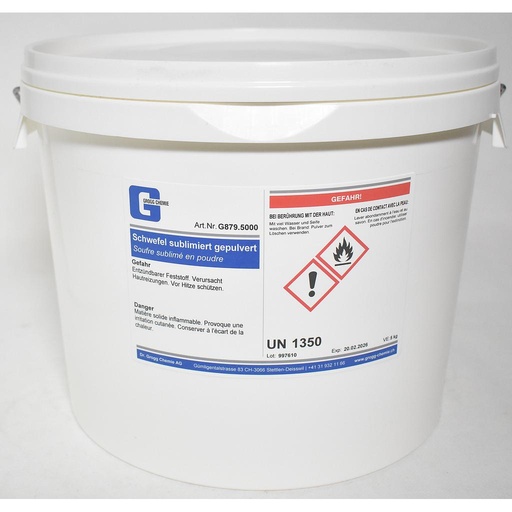 [G879.5000] Schwefel sublimiert gepulvert