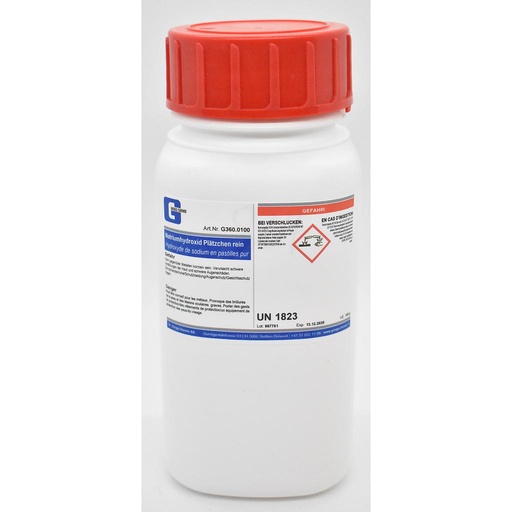 [G360.0100] Sodium hydroxide pellets pure