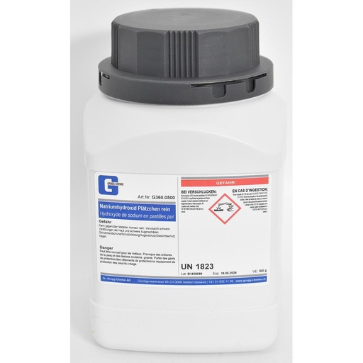 [G360.0500] Sodium hydroxide pellets pure