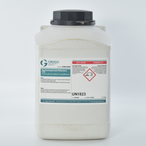 [G360.5000] Sodium hydroxide pellets pure