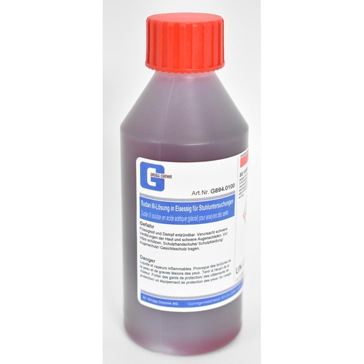 [G894.0100] Sudan III solution in glacial acetic acid for stool tests