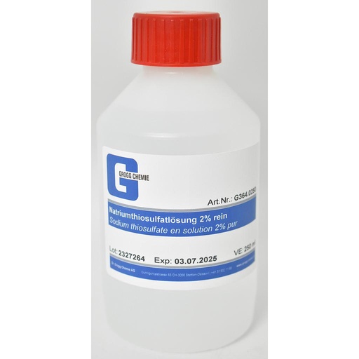 [G364.0250] Sodium thiosulfate en solution 2% pur