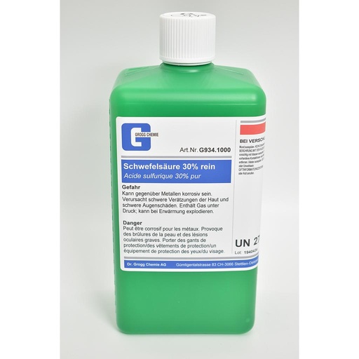 [G934.1000] Acide sulfurique 30% pur