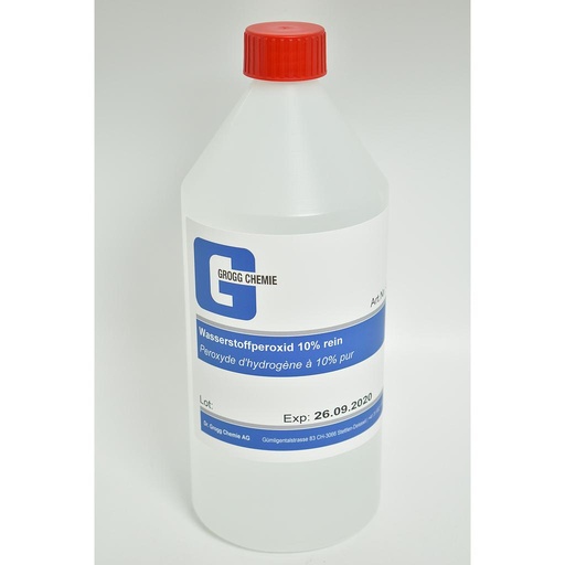 [G974.1000] Hydrogen peroxide 10% extra pure (Store cool)