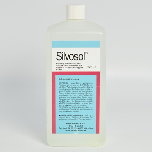 [G810.1000] Silvosol® Détachant contre le nitrate d'argent ou l'iode